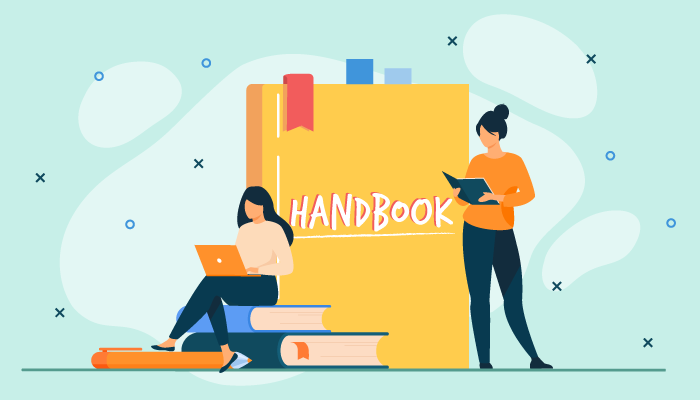 Handbook best sale